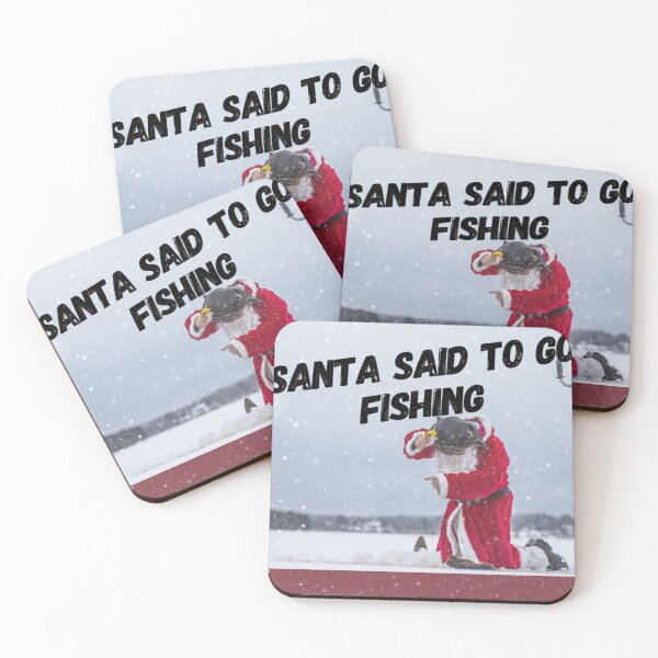Item preview, Santa said to go fishing Christmas designed and sold by TitanRN.