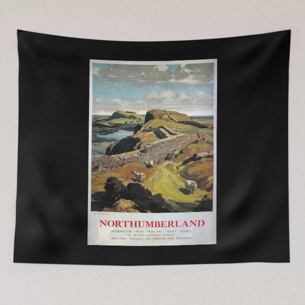 Item preview, viejo classic Northumberland poster designed and sold by CorasPosters.