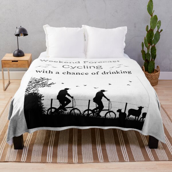 Item preview, Weekend Forecast Cycling With A Chance Of Drinking, Swim Bike And Run With A Chance Of Drinking designed and sold by piskwi.