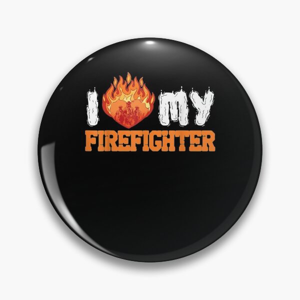 Item preview, I Love My Firefighter Helmet Fireman Fire Hydrant Firemen designed and sold by TheBloom98.