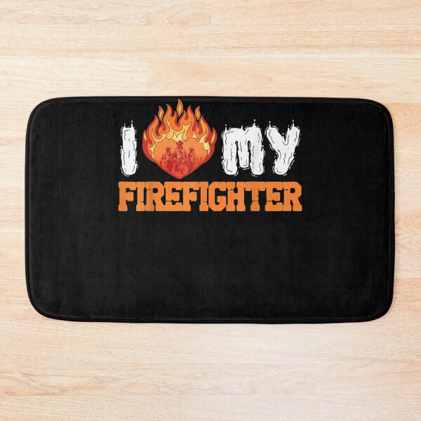 Item preview, I Love My Firefighter Helmet Fireman Fire Hydrant Firemen designed and sold by TheBloom98.