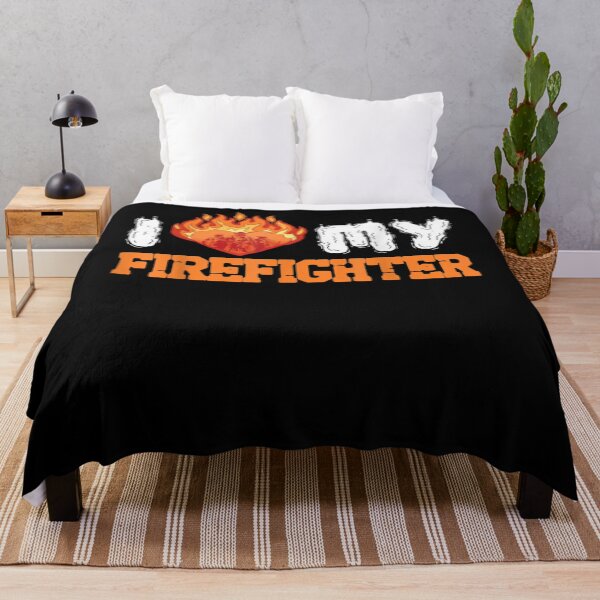 Item preview, I Love My Firefighter Helmet Fireman Fire Hydrant Firemen designed and sold by TheBloom98.