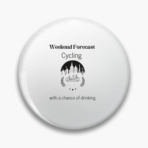 Item preview, Weekend Forecast Cycling With A Chance Of Drinking, Swim Bike And Run With A Chance Of Drinking designed and sold by piskwi.