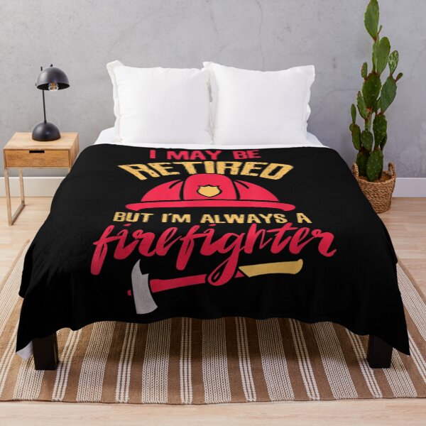 Item preview, I May Be Retired But I'm Always A Firefighter Fire designed and sold by TheBloom98.