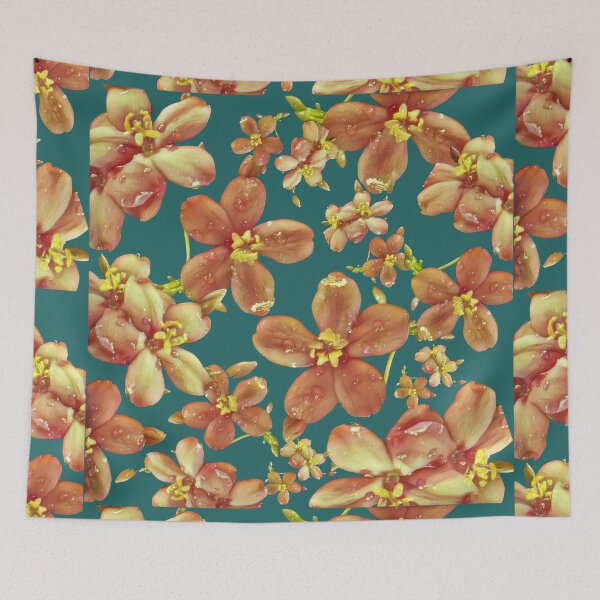 Item preview, The Color Orange Flower (Jatropha Integerrima) designed and sold by GiganticSale.