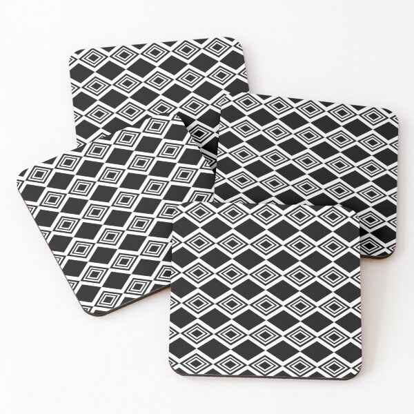 Item preview, Black and white abstract geometric pattern designed and sold by Samridhi Verma.