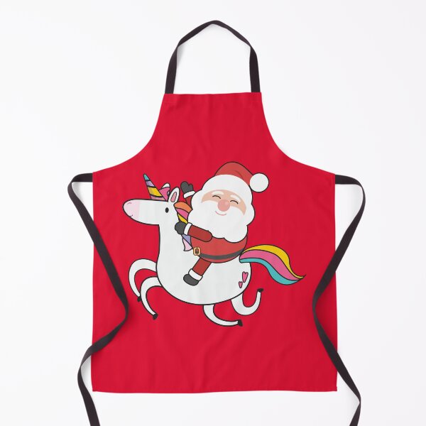 Item preview, Unicorn Riding Santa designed and sold by pintsandquarts.