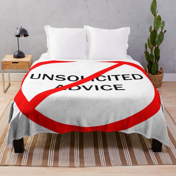 Item preview, No Unsolicited Advice T Shirt designed and sold by WDoranDesigns.