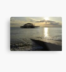 West Pier Brighton Metal Print