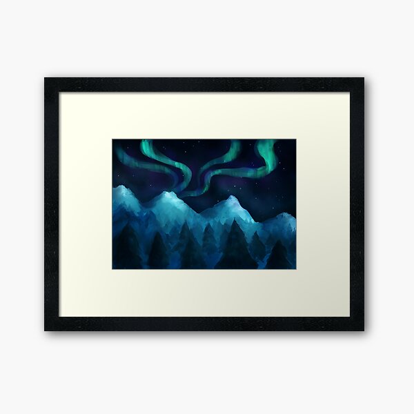 Northern light Framed Art Print