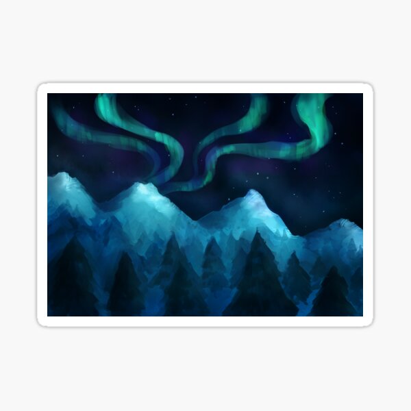 Northern light Sticker
