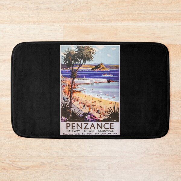 Item preview, retro classic Penzance poster designed and sold by CorasPosters.