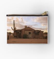 Abandoned Broasted Chicken Stand At Sunset Studio Pouch