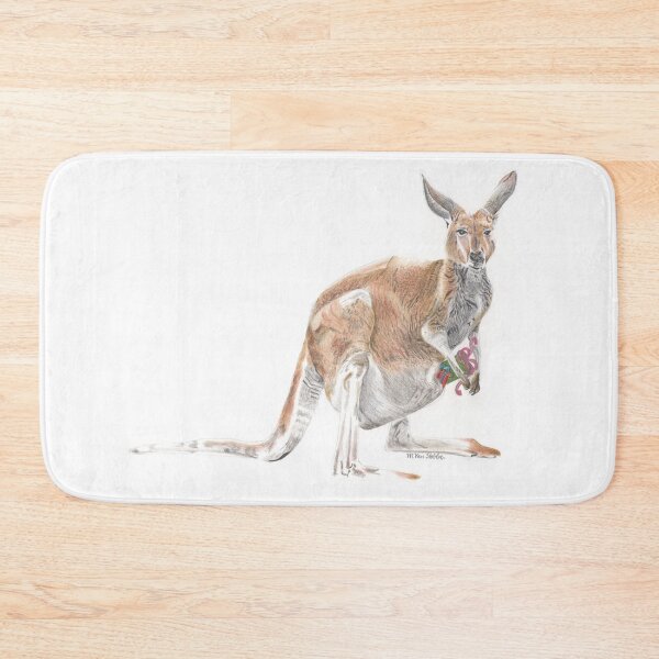Item preview, Aussie Christmas Kangaroo designed and sold by cardsbymel.