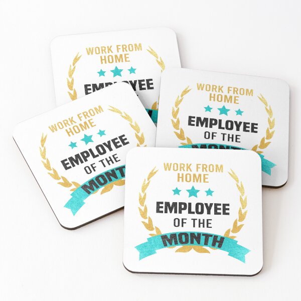 Item preview,  Work from home Employee of the Month Distressed designed and sold by foramelie.