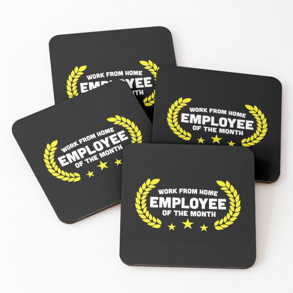 Item preview, Work From Home Employee of The Month designed and sold by sundae-artisan.