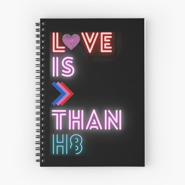 Item preview, LOVE IS GREATER THAN HATE (H8) Design designed and sold by LevelUpMerch.