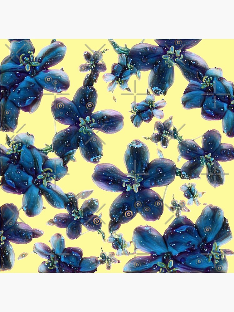 Lámina rígida «La flor morada (Jatropha Integerrima)» de GiganticSale |  Redbubble