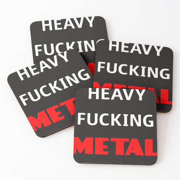 Item preview, Heavy Fucking Metal designed and sold by QuotesDogma.