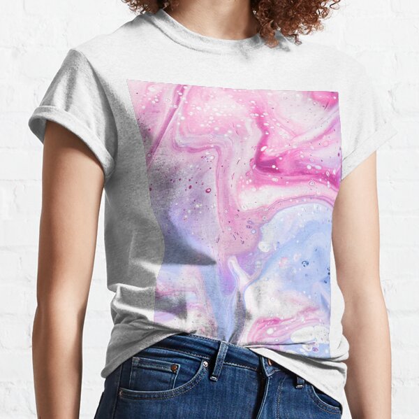 Pink and purple Marble Classic T-Shirt