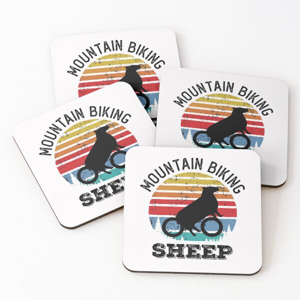 Item preview, Mountain Biking Sheep designed and sold by Bella's Merch.