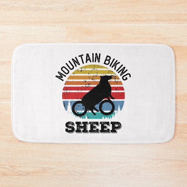 Item preview, Mountain Biking Sheep designed and sold by Bella's Merch.