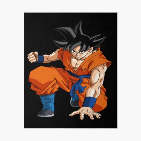 Son Goku Child Art Board Print by matthieu jouannet