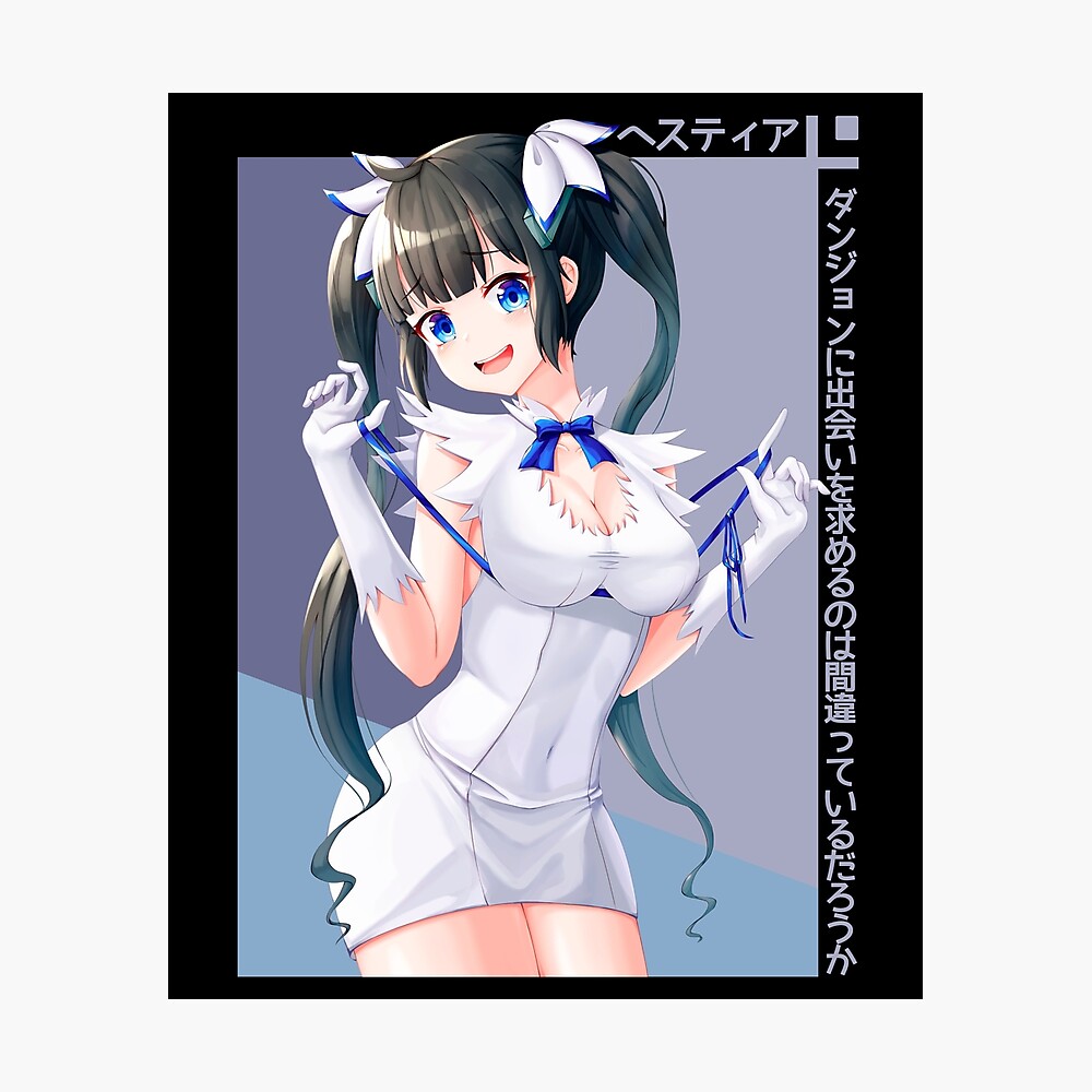 Kawaii Hestia Waifu Danmachi Poster By Miroteiempire Redbubble