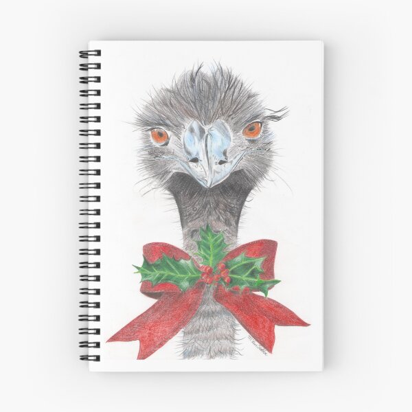 Item preview, Aussie Christmas Emu designed and sold by cardsbymel.