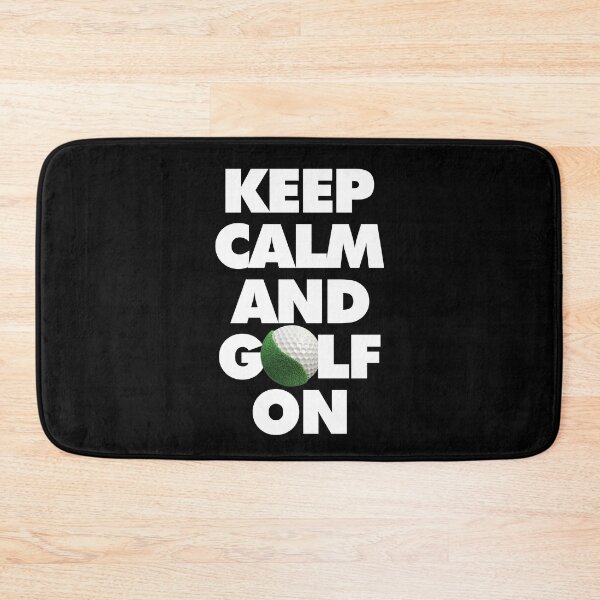 Item preview, Keep calm and golf on Funny Golfer saying Quote designed and sold by elhefe.