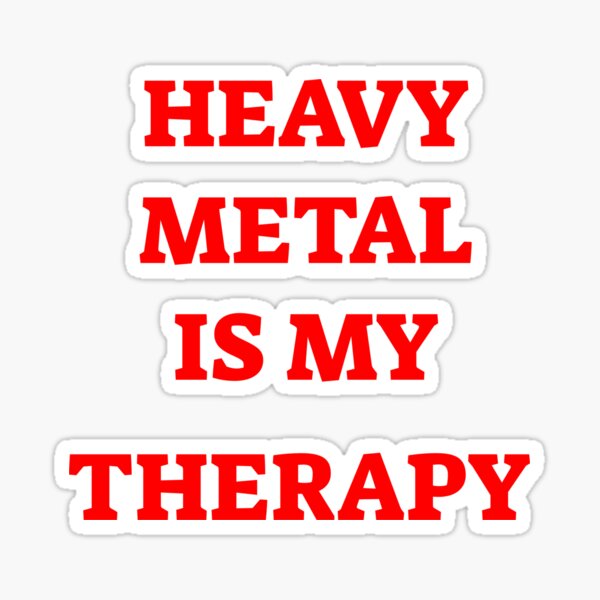 Item preview, Heavy Metal ist meine Therapie designed and sold by QuotesDogma.
