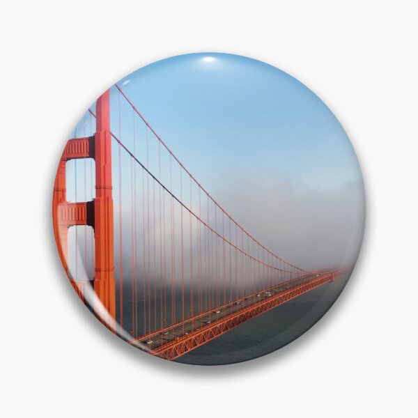 Item preview, Fog across the Golden Gate Bridge California designed and sold by Happiness Creators.