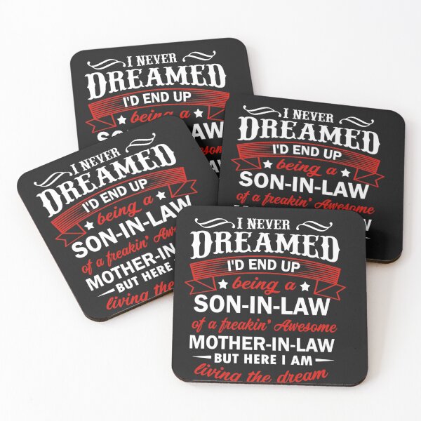 Item preview, Mens-Funny-Son-In-Law-Of-A-Freaking-Awesome-Mother-In-Law-Long-Sleeve designed and sold by lseq936.