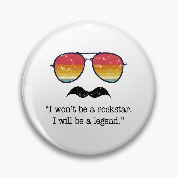 Item preview, I Won't Be A RockStar I Will Be A Legend Freedie designed and sold by AdamsShop.