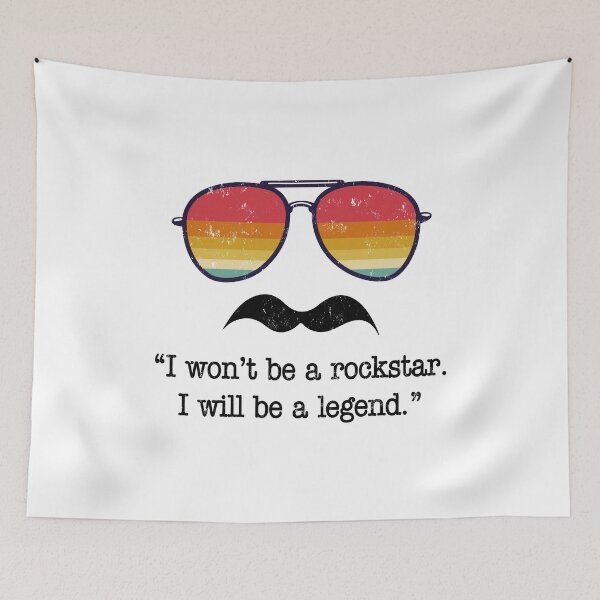 Item preview, I Won't Be A RockStar I Will Be A Legend Freedie designed and sold by AdamsShop.