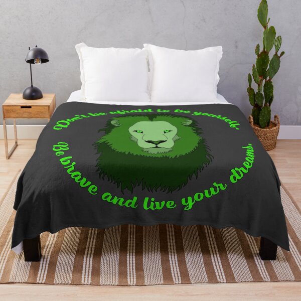 Item preview, Brave Lion - Green designed and sold by KiannasMind.