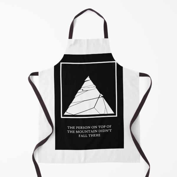 Item preview, The Person On Top Of The Mountain Quote Art Desig designed and sold by vividpixelusa.