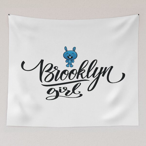 Item preview, Brooklyn Girl Cute Bunny designed and sold by ProjectX23.