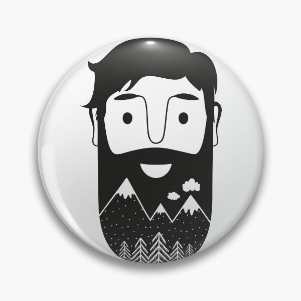 Item preview, Beard With Nature Landscape designed and sold by asmmdesign.