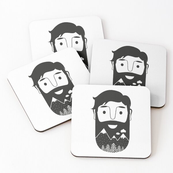Item preview, Beard With Nature Landscape designed and sold by asmmdesign.