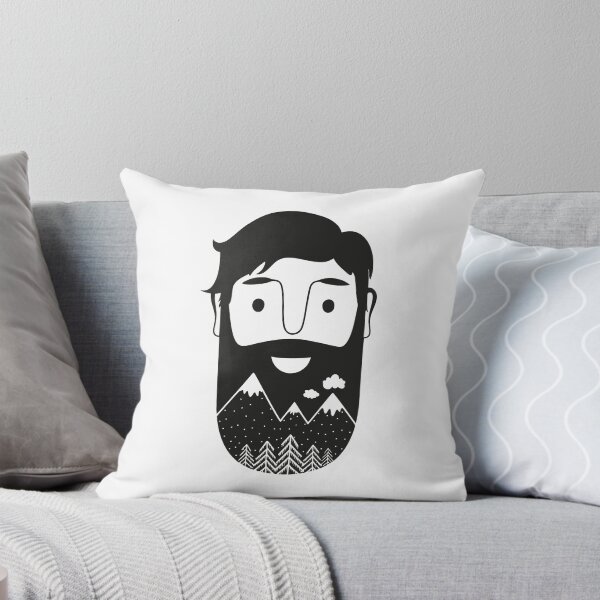 Item preview, Beard With Nature Landscape designed and sold by asmmdesign.