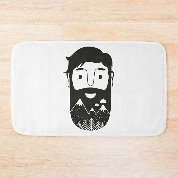 Item preview, Beard With Nature Landscape designed and sold by asmmdesign.