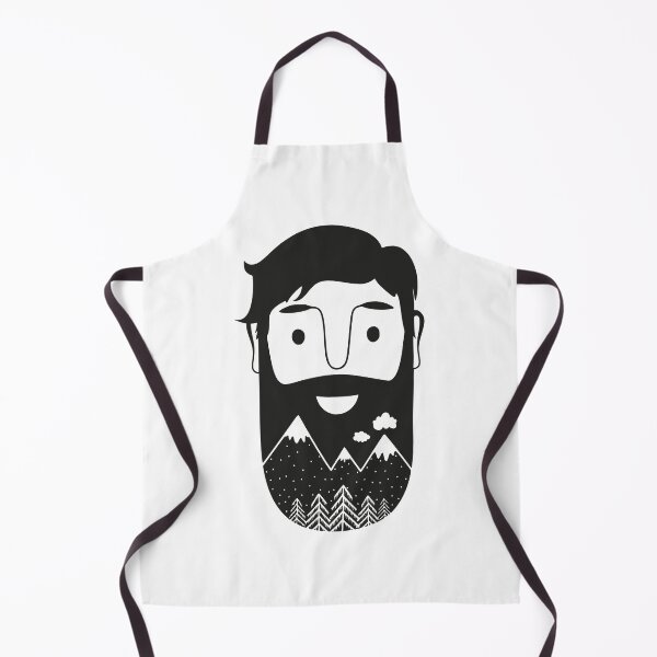 Item preview, Beard With Nature Landscape designed and sold by asmmdesign.