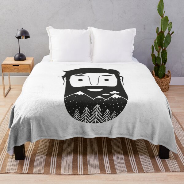 Item preview, Beard With Nature Landscape designed and sold by asmmdesign.