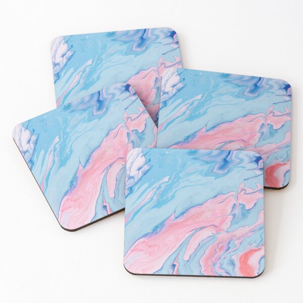Item preview, Aesthetic blue and pink  marble  designed and sold by Budoorsaeedoo.