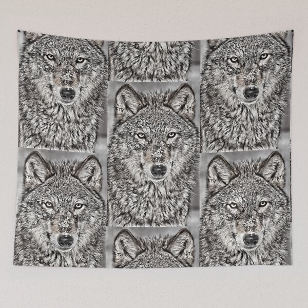 Item preview, prairie wolf brush wolf lupine designed and sold by mikoala50.