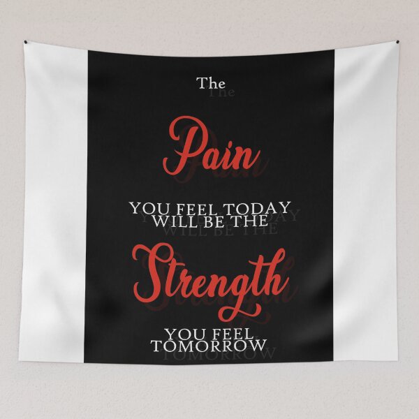 Item preview, The Pain You Feel Quote Art Design Inspirational designed and sold by vividpixelusa.