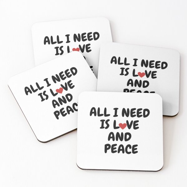 Item preview, All I Need Is Love And Peace designed and sold by Totaghyr.