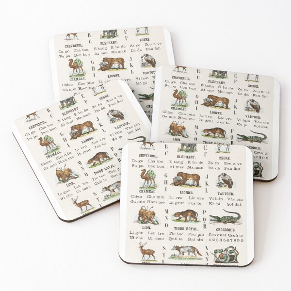 Item preview, Animal Alphabet Poster designed and sold by SFTStudio.