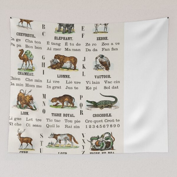 Item preview, Animal Alphabet Poster designed and sold by SFTStudio.